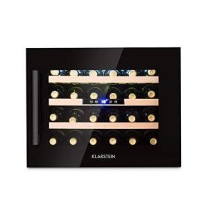 Klarstein Vinsider Built-in Wine Cooler: Onyx, 24 Bottles