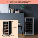 Klarstein Wine Cooler with Glass Door - 38 Bottles