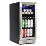 15" Beverage Fridge: Wine & Cans