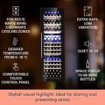 Klarstein 3-Zone Wine Cooler for 89 Bottles