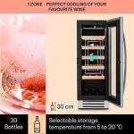 Klarstein Vinovilla Built-in Wine Cooler: 20 Bottles