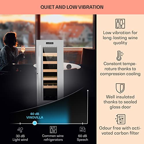 Klarstein Vinovilla Built-in Wine Cooler: 20 Bottles