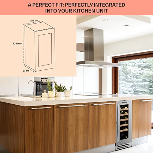 Klarstein Vinovilla Built-in Wine Cooler: 20 Bottles