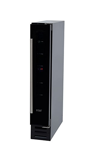 7 Bottle Black Glass Wine/Drinks Cooler by Russell Hobbs