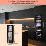 Klarstein 3-Zone Wine Cooler for 89 Bottles