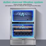 Dual Zone Wine & Beverage Fridge, 24 Inch