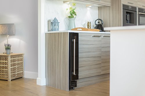 7 Bottle Black Glass Wine/Drinks Cooler by Russell Hobbs