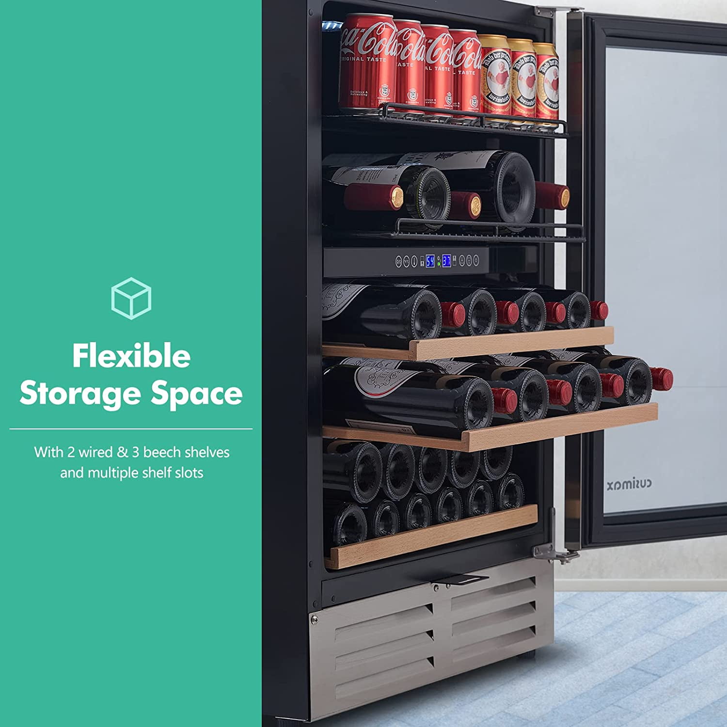 Dual Zone Wine and Beverage Fridge