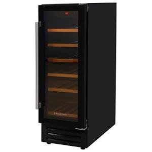 Russell Hobbs 18-Bottle Wine/Drink Cooler, Black Glass