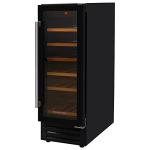 Russell Hobbs 18-Bottle Wine/Drink Cooler, Black Glass