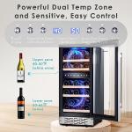 Phiestina 15" Dual Zone Wine Cooler