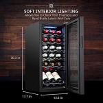 Ivation 18 Bottle Wine Fridge with Lock