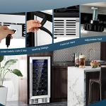 30-Bottle Wine Refrigerator with Temperature Control & Memory