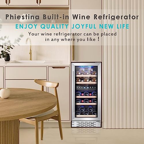 Phiestina 15" Dual Zone Wine Cooler