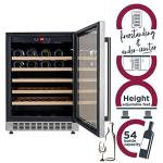 Cookology CWC600SS 54 Bottle Wine Fridge