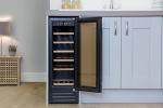 Russell Hobbs 18-Bottle Wine/Drink Cooler, Black Glass