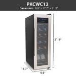12-Bottle Wine Fridge with Digital Control