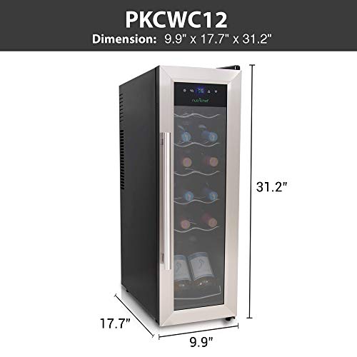 Compact Wine Fridge with Digital Control