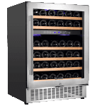 AOBOSI Dual Zone 46-Bottle Wine Cooler