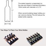 AOBOSI Dual Zone 46-Bottle Wine Cooler