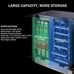 Tylza Dual Zone Wine & Beer Fridge - 18 Bottles, 57 Cans