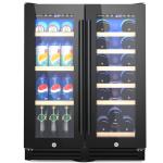 Dual Zone Beverage & Wine Fridge 120L