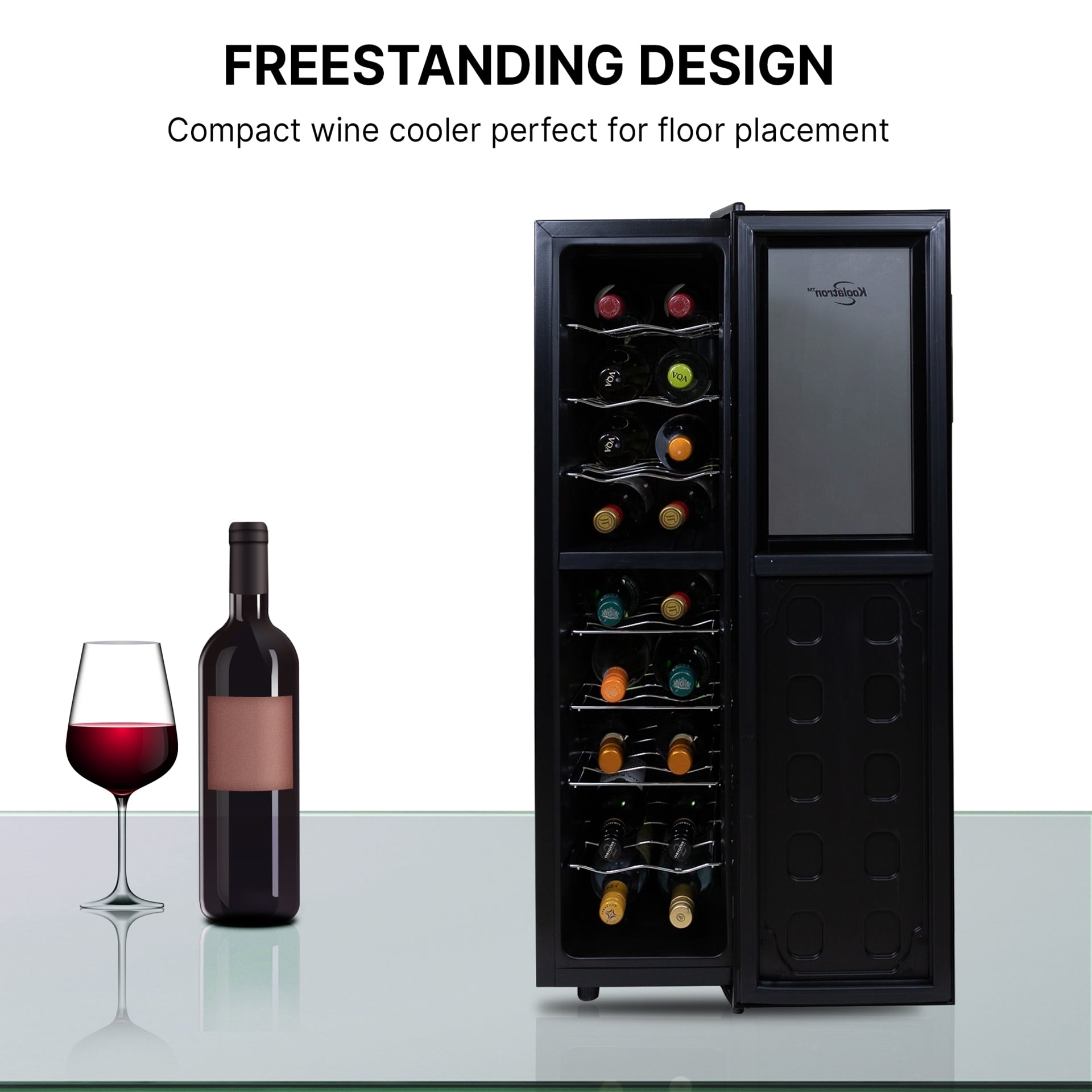 18 Bottle Dual Zone Wine Fridge