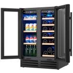 Dual Zone Beverage & Wine Fridge 120L