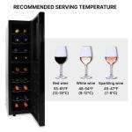 Koolatron Dual Zone Wine Cooler - 18 Bottles