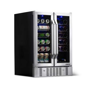 Newair Dual Zone Wine & Beverage Fridge