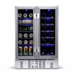 Newair Dual Zone Wine & Beverage Fridge
