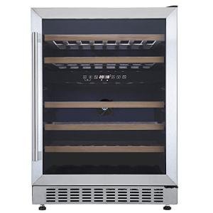 Cookology 54 Bottle Wine Cooler - Stainless Steel