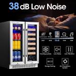 Yeego Dual Zone Wine & Beverage Fridge