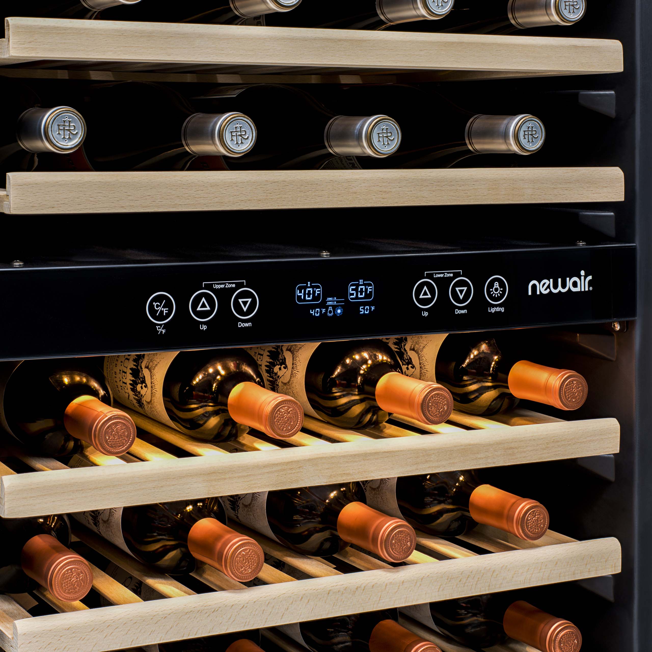 Newair 160-bottle Dual Zone Wine Fridge