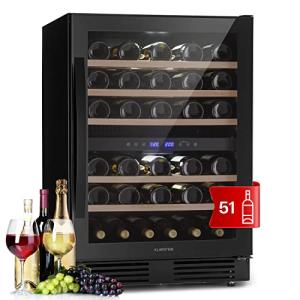 Klarstein Dual Zone Wine Cooler Fridge - 51 Bottles