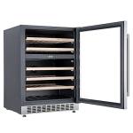 Cookology 54 Bottle Wine Cooler - Stainless Steel