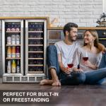 Dual Zone Wine Cooler for Red and White