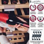 Cookology 54 Bottle Wine Cooler - Stainless Steel