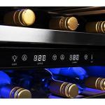 Dual Zone Freestanding Wine Cooler - 51 Bottle Capacity