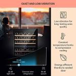 Klarstein Dual Zone Wine Cooler Fridge - 51 Bottles