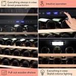 Klarstein Dual Zone Wine Cooler Fridge - 51 Bottles