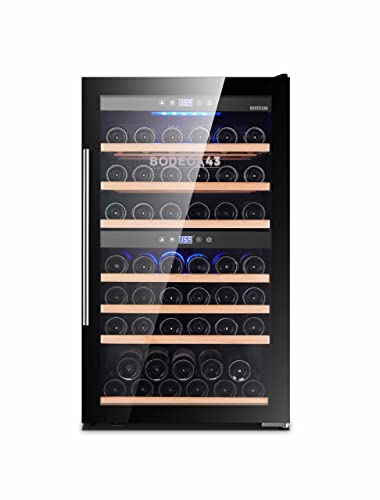 BODEGA43-64 Dual Zone Wine Cooler - 64 Bottles