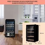 Klarstein Dual Zone Wine Fridge - 34 Bottles