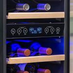 Stainless Steel Dual Zone Wine Fridge | 29 Bottles
