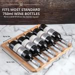 33 Bottle Dual Zone Wine Cooler with Lock