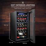 Ivation 28 Bottle Wine Cooler with Lock