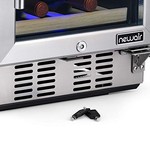 Stainless Steel Dual Zone Wine Fridge | 29 Bottles