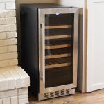 Sunnydaze Wine Fridge - 33 Bottle Capacity