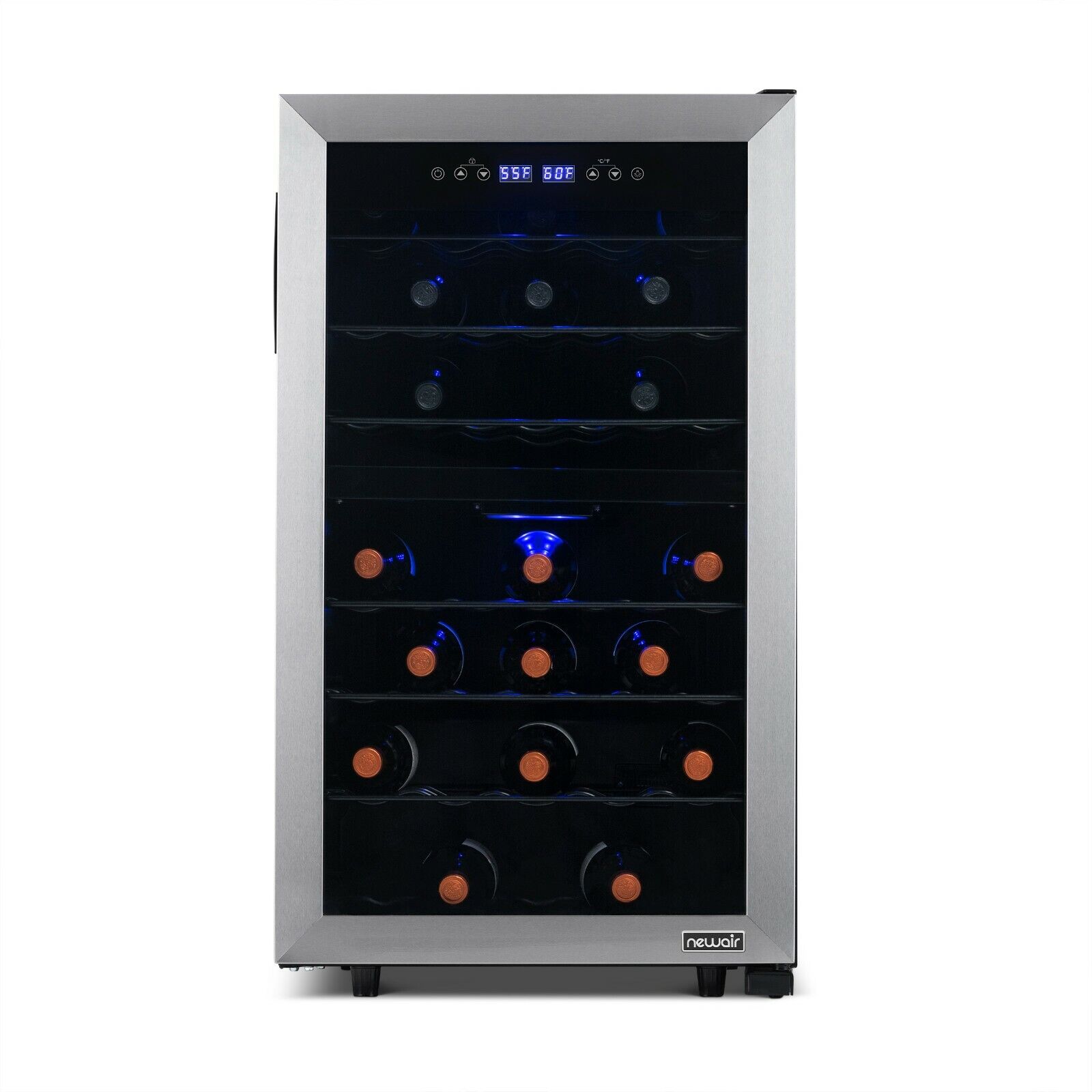 Newair 43 Bottle Dual Zone Wine Cooler
