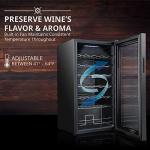 Ivation 28 Bottle Wine Cooler with Lock
